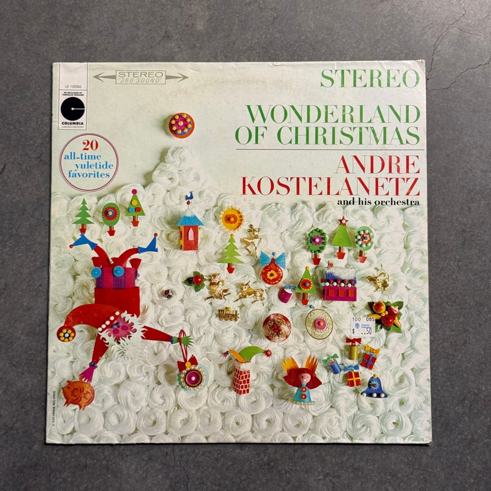 Andre Kostelanetz Wonderland of Christmas Vinyl LP Columbia LE 10086 Stereo